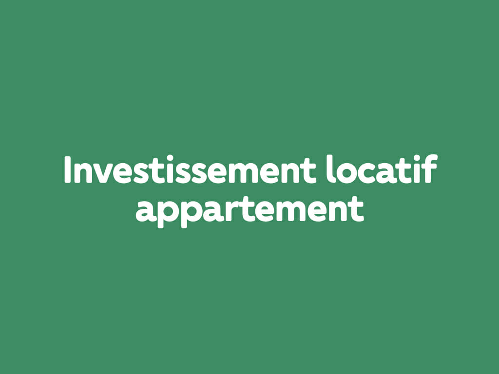 Investissement locatif appartement a neuville sur saone